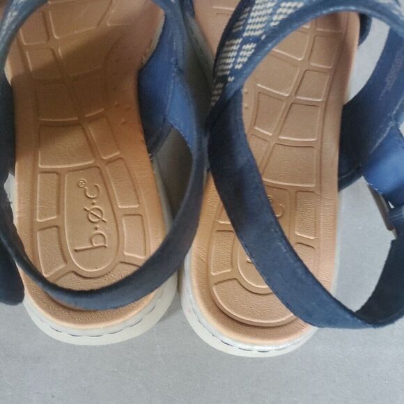 BOC Jorunn Navy Blue Strappy Fabric Upper Slingback Sandals Size 9M - Picture 12 of 12
